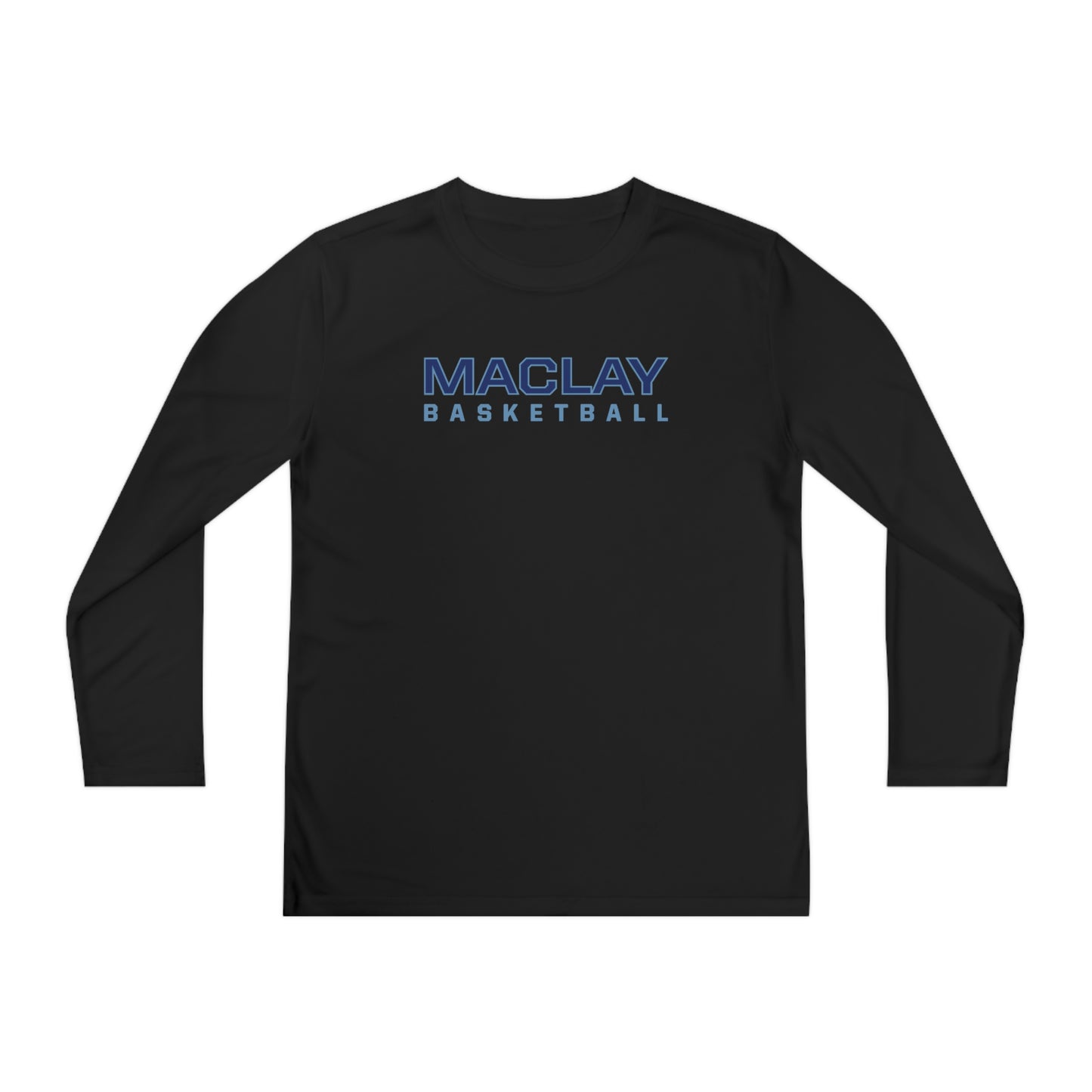 Youth Maclay Basketball Sport-Tek Performance Long Sleeve Shirt
