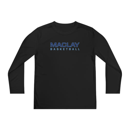 Youth Maclay Basketball Sport-Tek Performance Long Sleeve Shirt