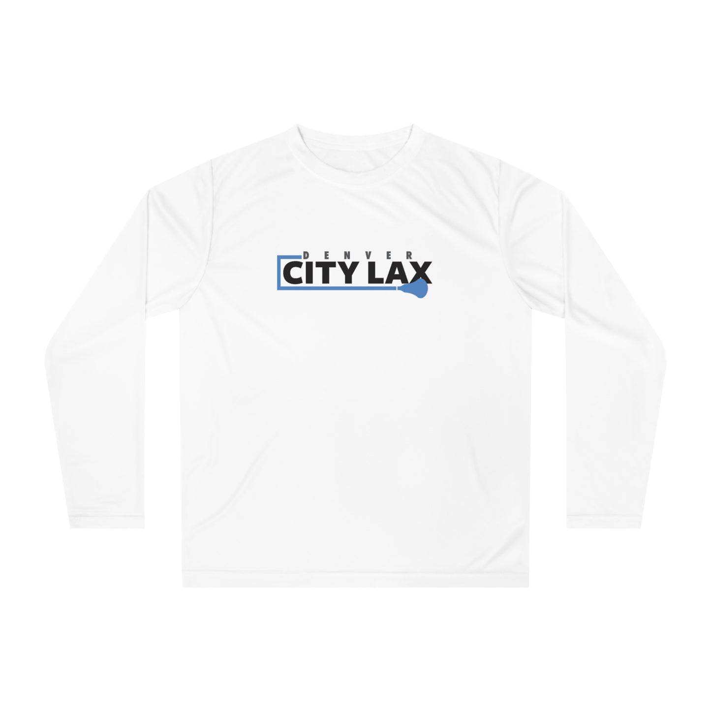Adult Denver City Lax Team 365 Performance Long Sleeve Shirt