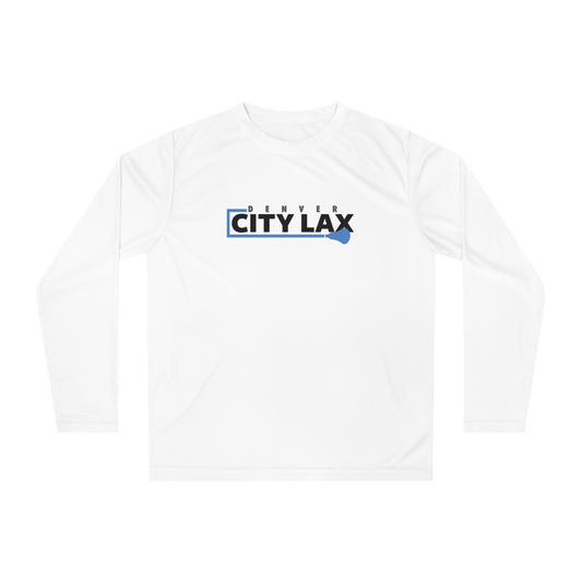 Adult Denver City Lax Team 365 Performance Long Sleeve Shirt