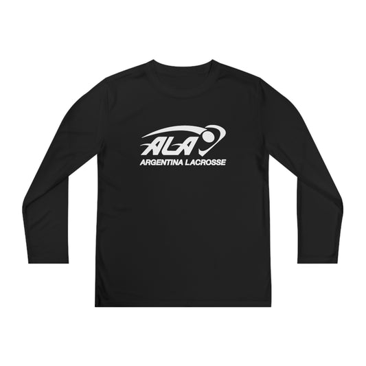 Youth Argentina Lacrosse Sport-Tek Performance Long Sleeve Shirt