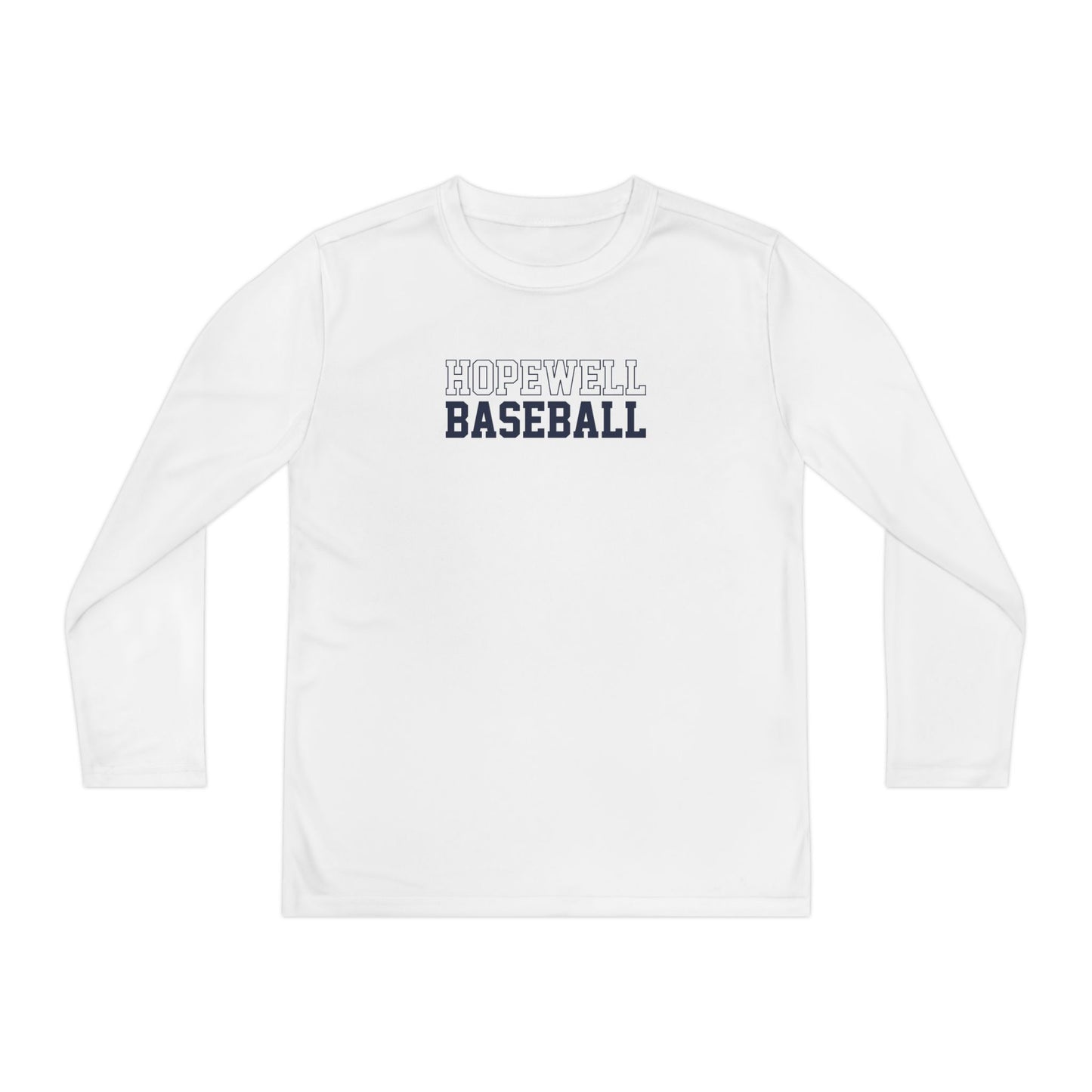 Youth Hopewell Baseball Sport-Tek Performance Long Sleeve Shirt