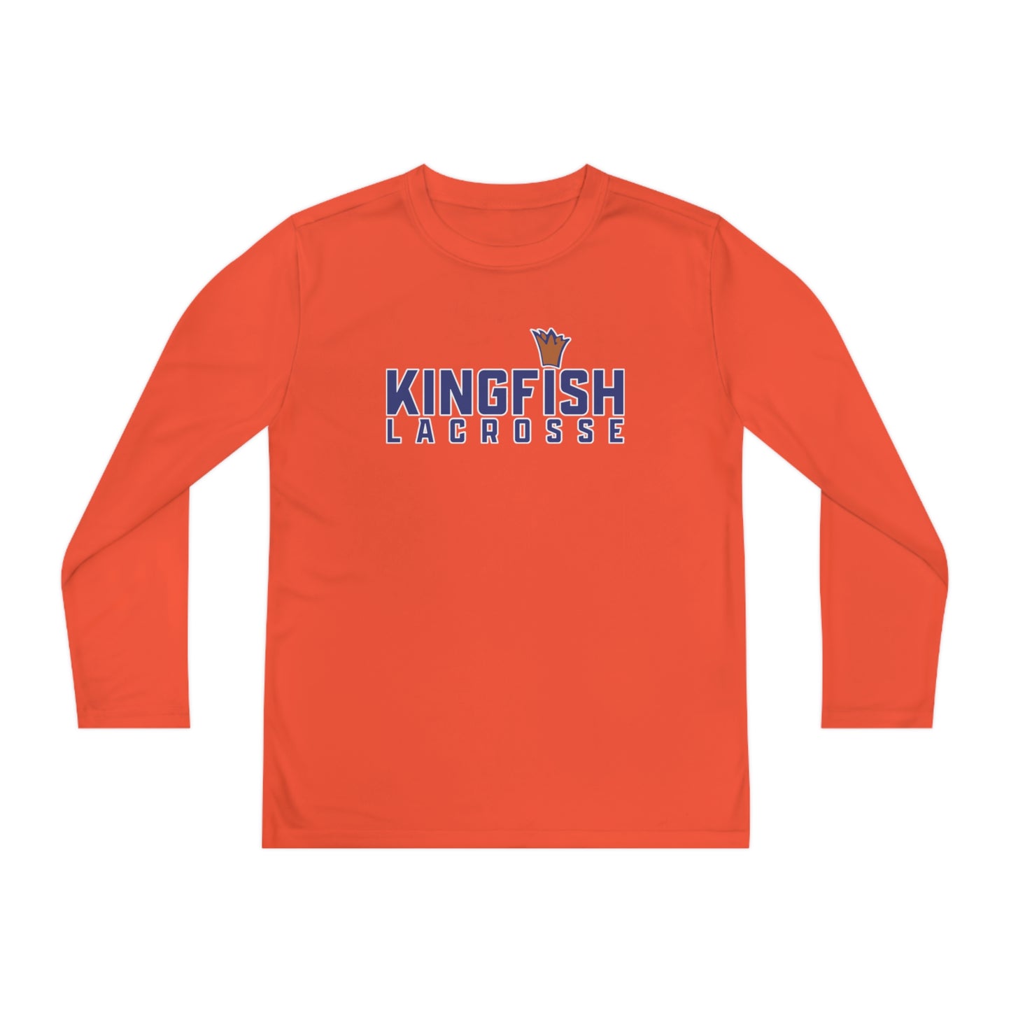 Youth Kingfish Lacrosse Sport-Tek Performance Long Sleeve Shirt