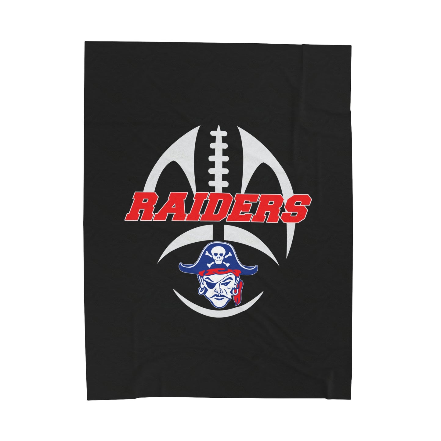Fairport Football and Cheer Velveteen Plush Blanket