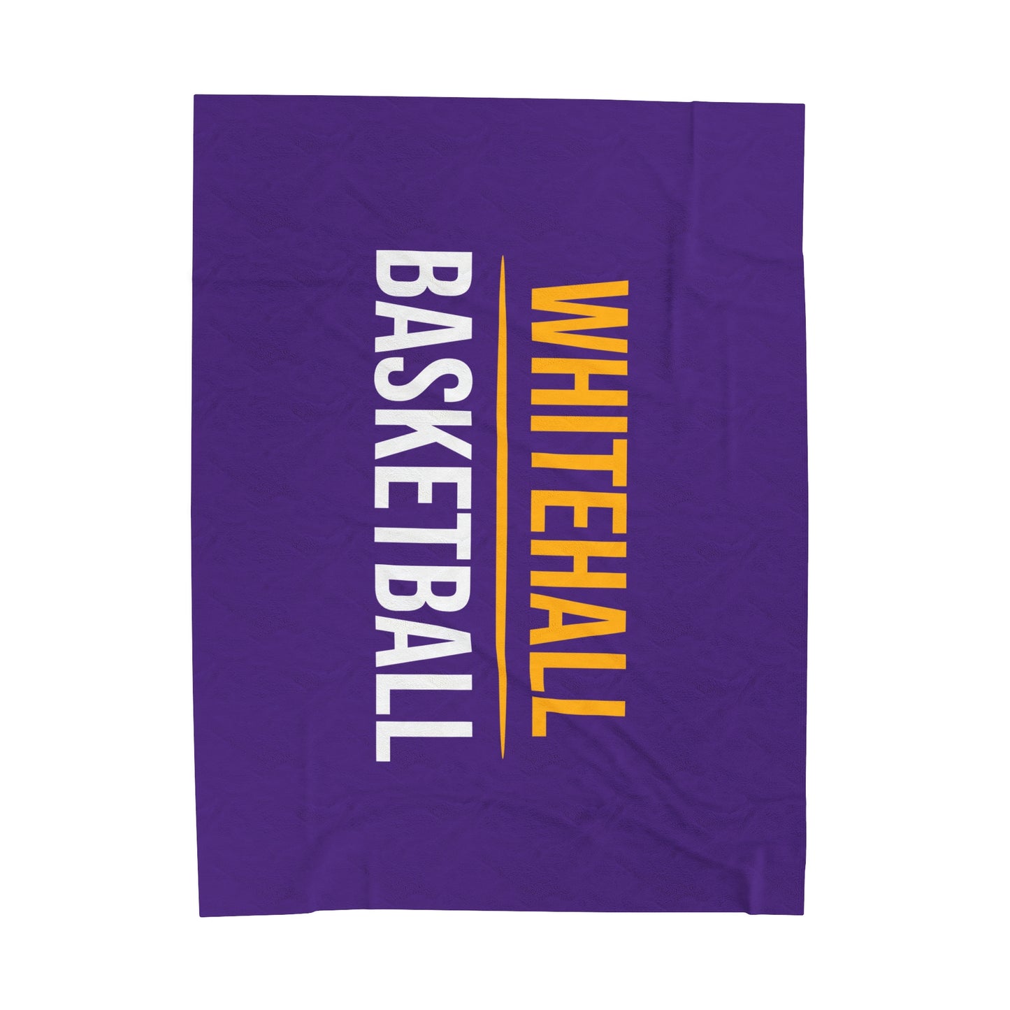 Whitehall Basketball Velveteen Plush Blanket (60" x 80")