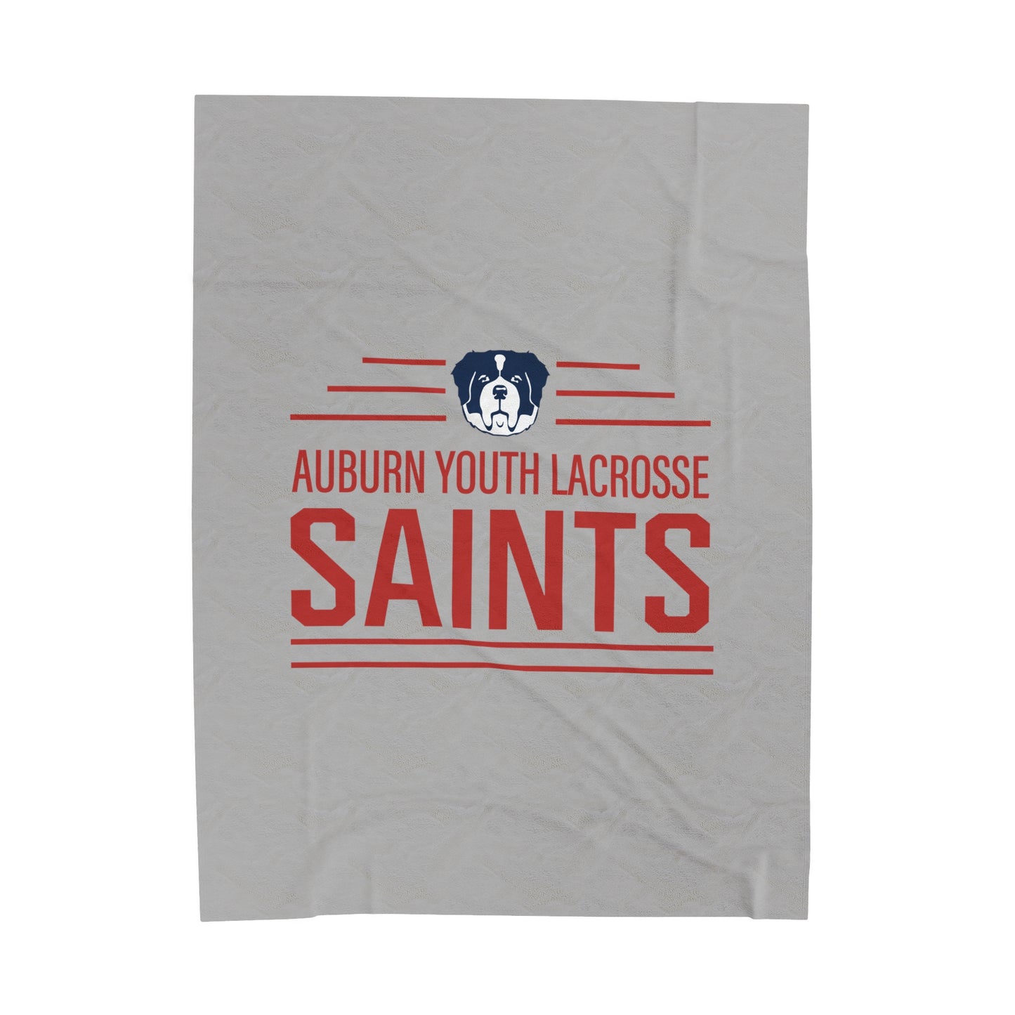 Auburn Youth Lacrosse Velveteen Plush Blanket (60 x 80)