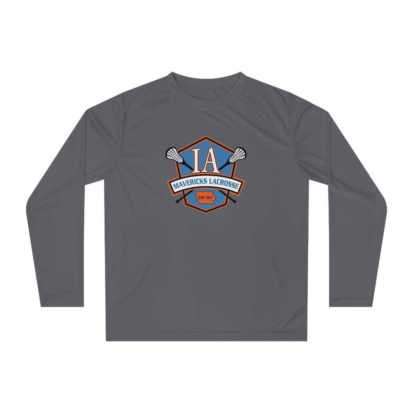 Adult Iowa Mavericks Team 365 Performance Long Sleeve Shirt