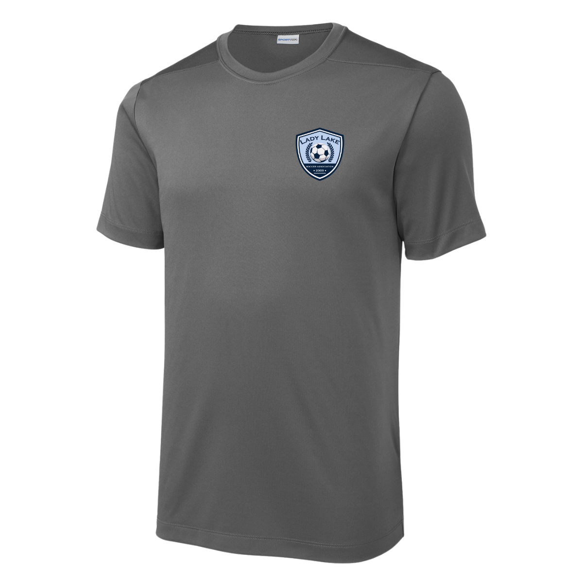 Adult Lady Lake Soccer Association Sport-Tek Posi-UV Pro Tee