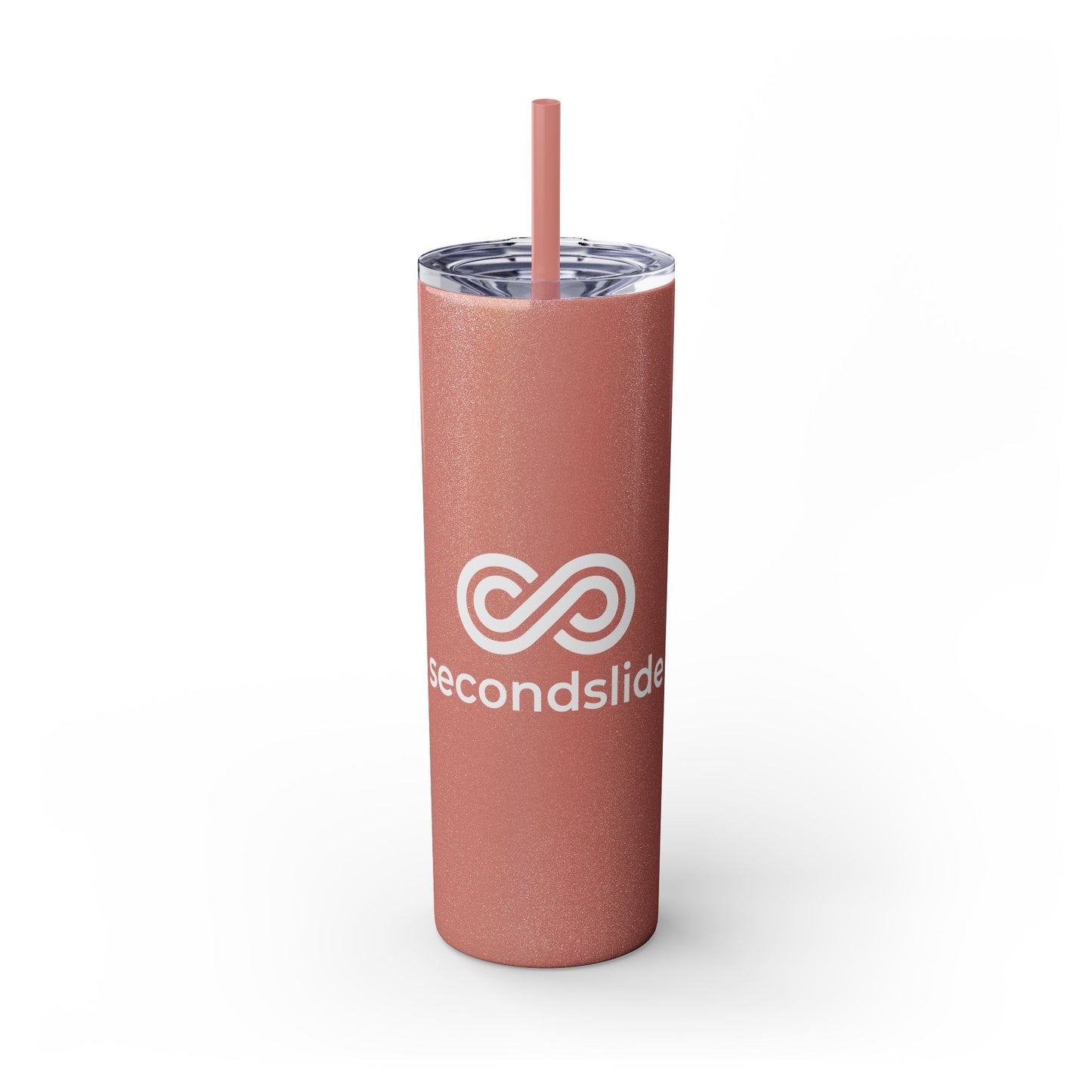 Secondslide Skinny Tumbler w/ Straw 20oz