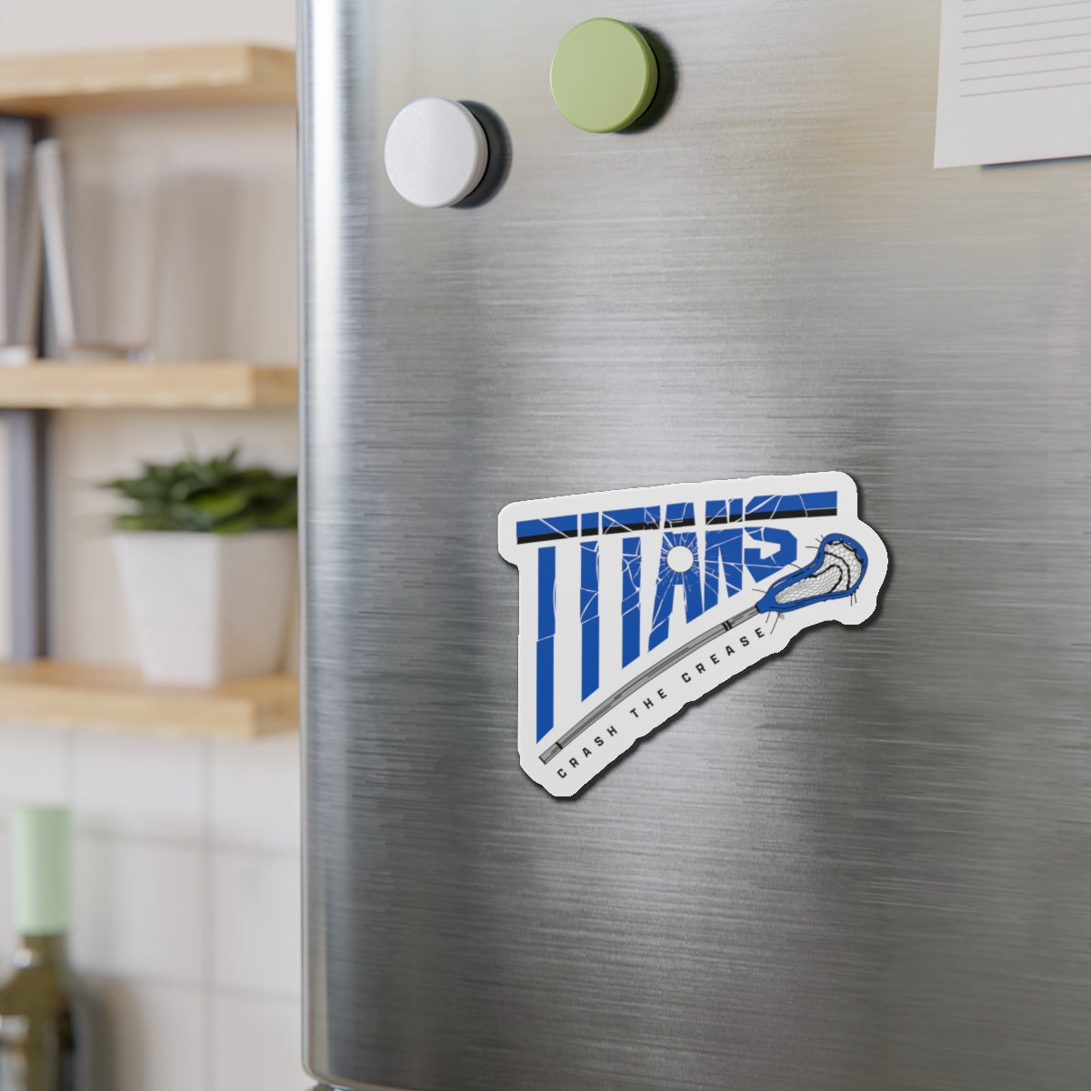 SW Titans Lacrosse Die-Cut Magnet
