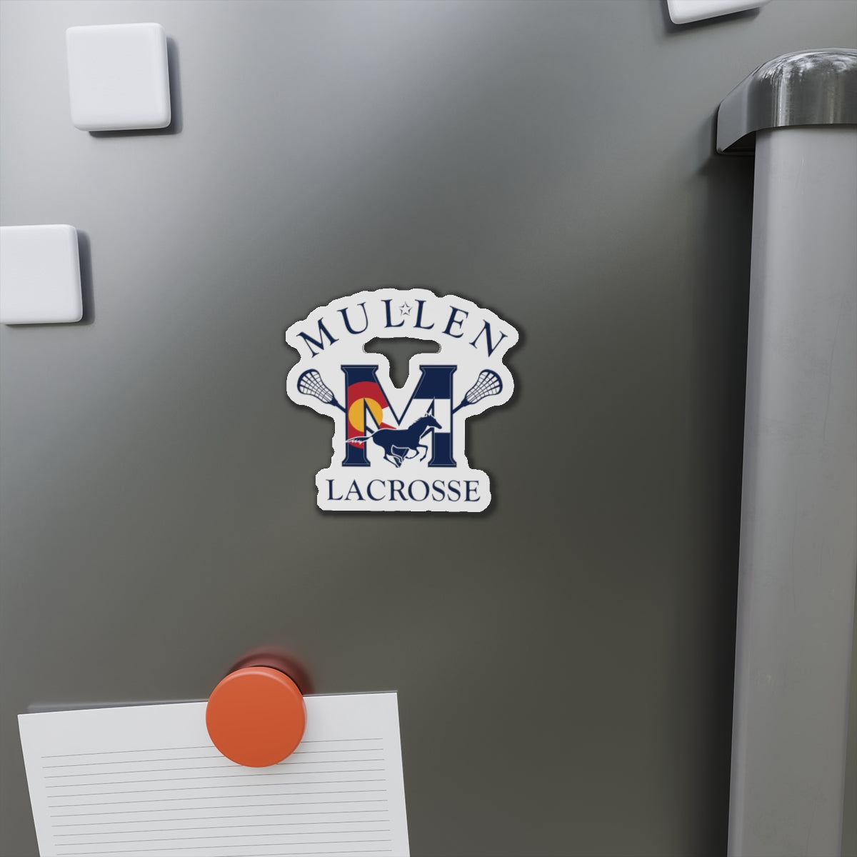 Mullen Lacrosse Die-Cut Magnet