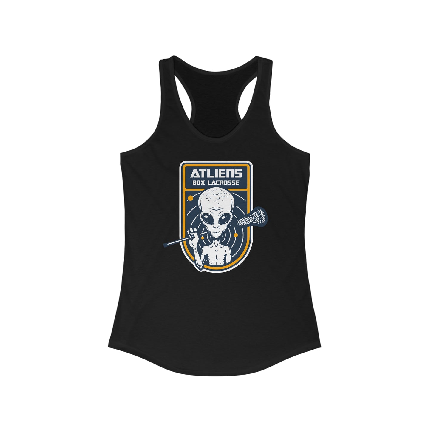 Women's ATLiens Box Lacrosse Next Level Racerback Tank