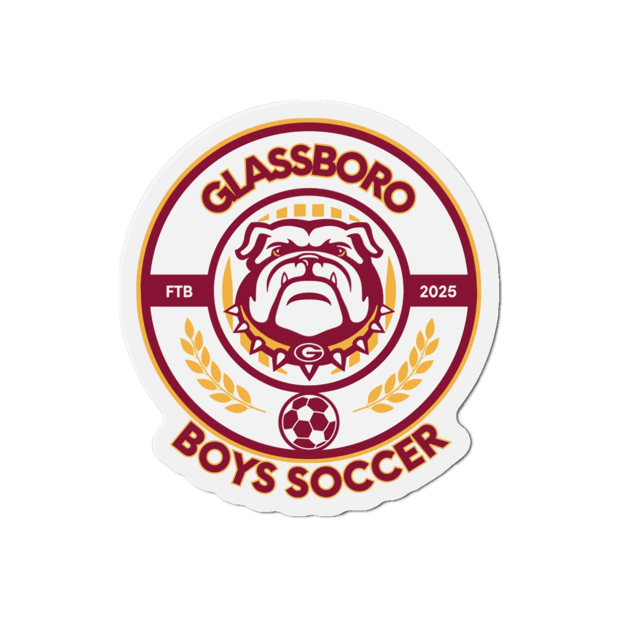 Glassboro Boys Soccer Die-Cut Magnet