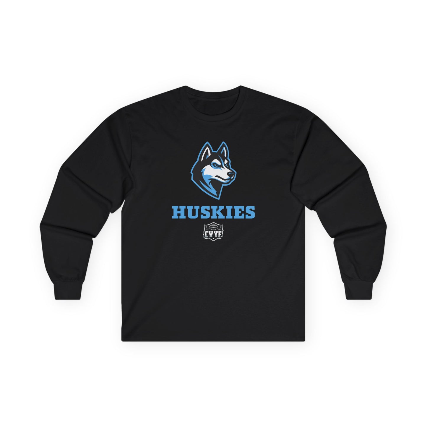 Adult Huskies Gildan Ultra Cotton Long Sleeve
