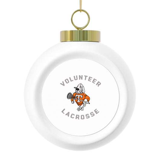 Tennessee Lacrosse Christmas Ball Ornament