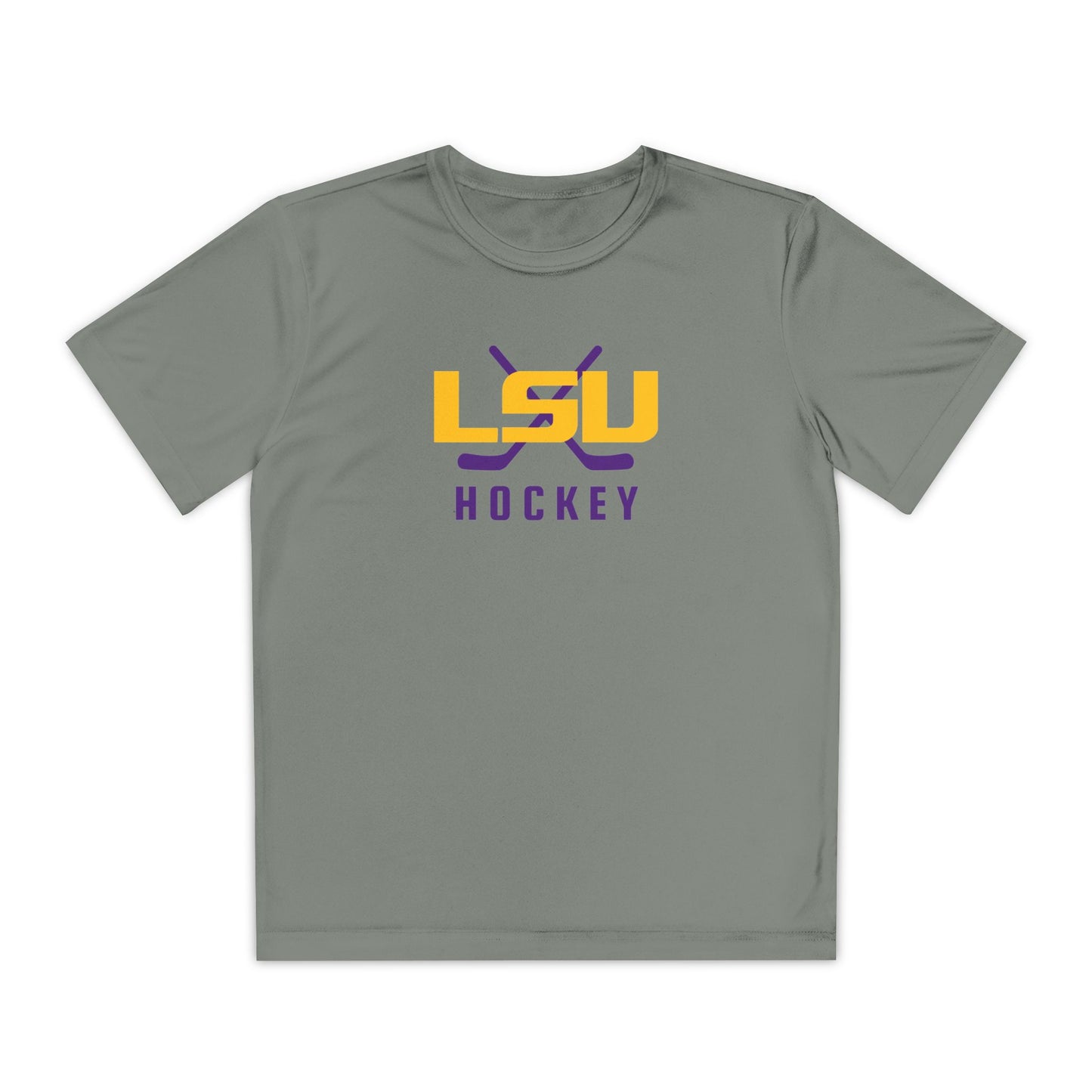 Youth LSU Ice Hockey Sport-Tek Performance Shirt