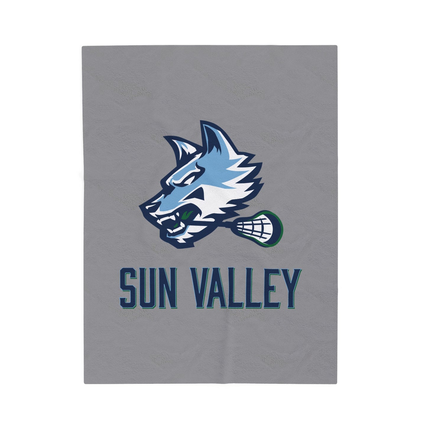Sun Valley Lacrosse Velveteen Plush Blanket