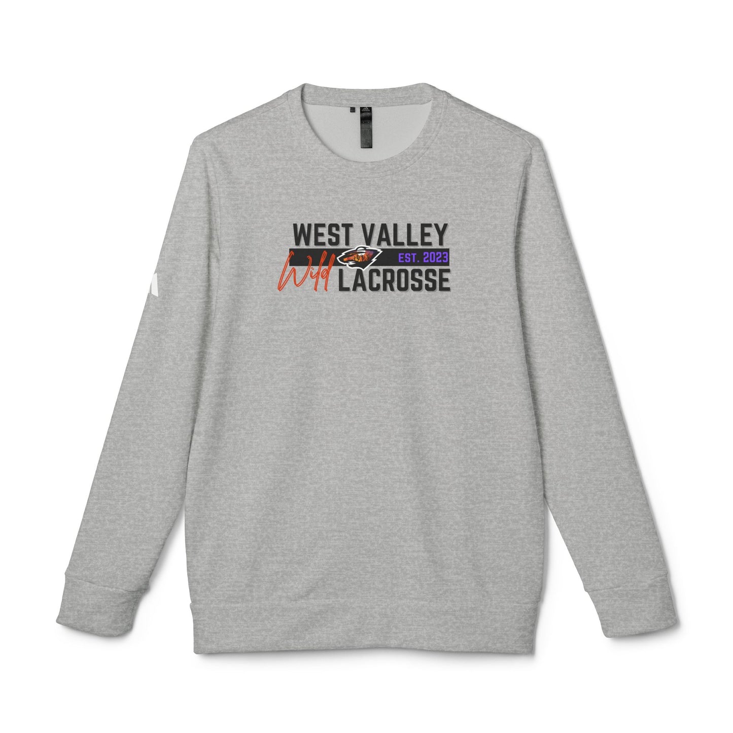 Adult WVW Lacrosse Adidas Fleece Crewneck Sweatshirt