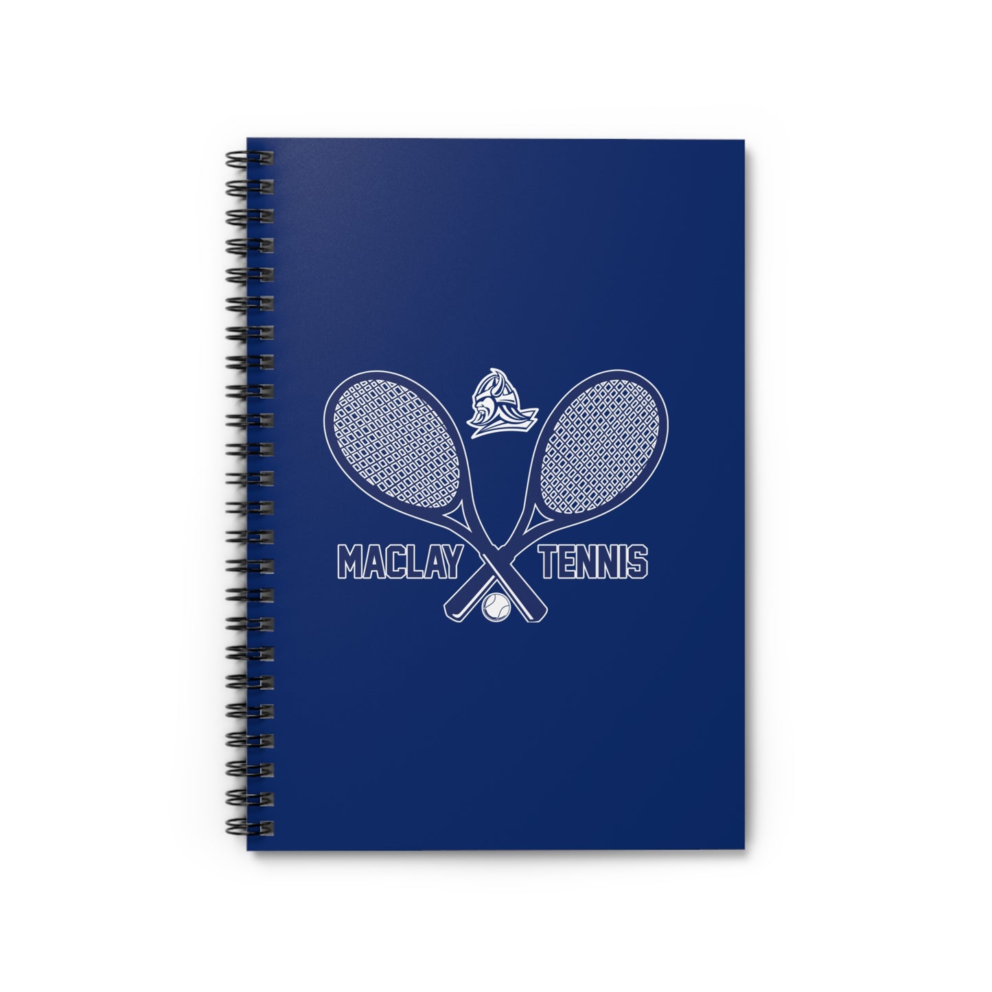 Maclay Tennis Spiral Notebook - Ruled Line (8" x 6")