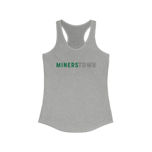 Women's Minerstown Next Level Racerback Tank