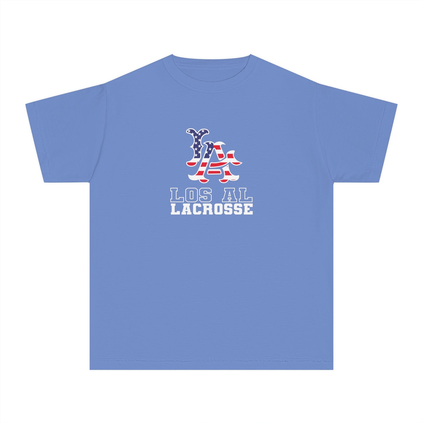 Youth LA Lacrosse Garment Dyed T-Shirt