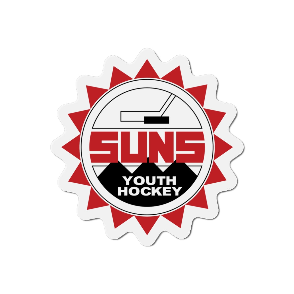 Sun Valley Hockey Die Cut Magnet