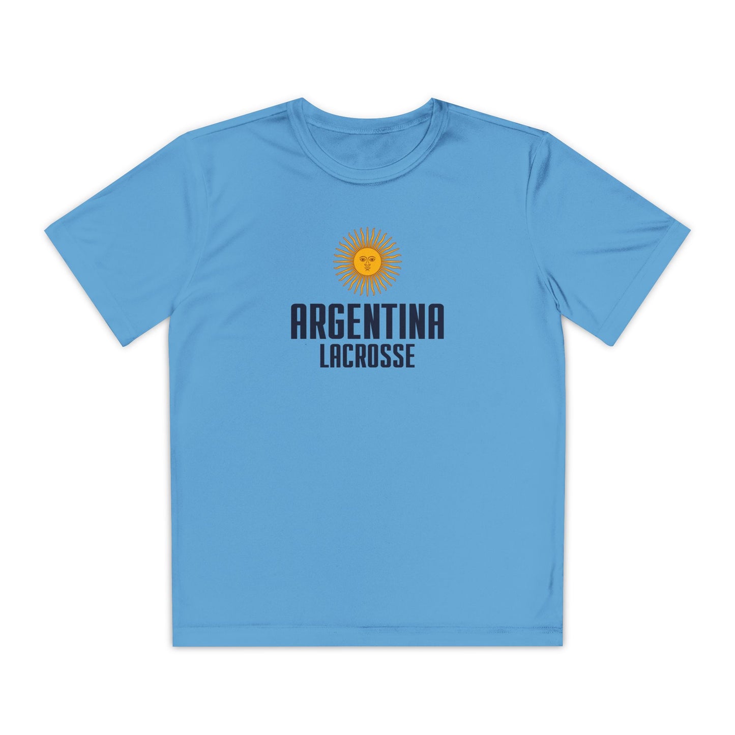 Youth Argentina Lacrosse Sport-Tek Performance T-shirt