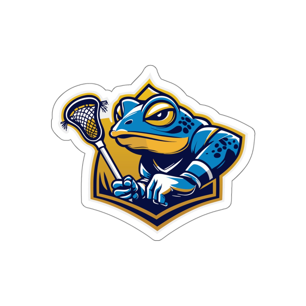 Country Toads Lacrosse Die-Cut Sticker