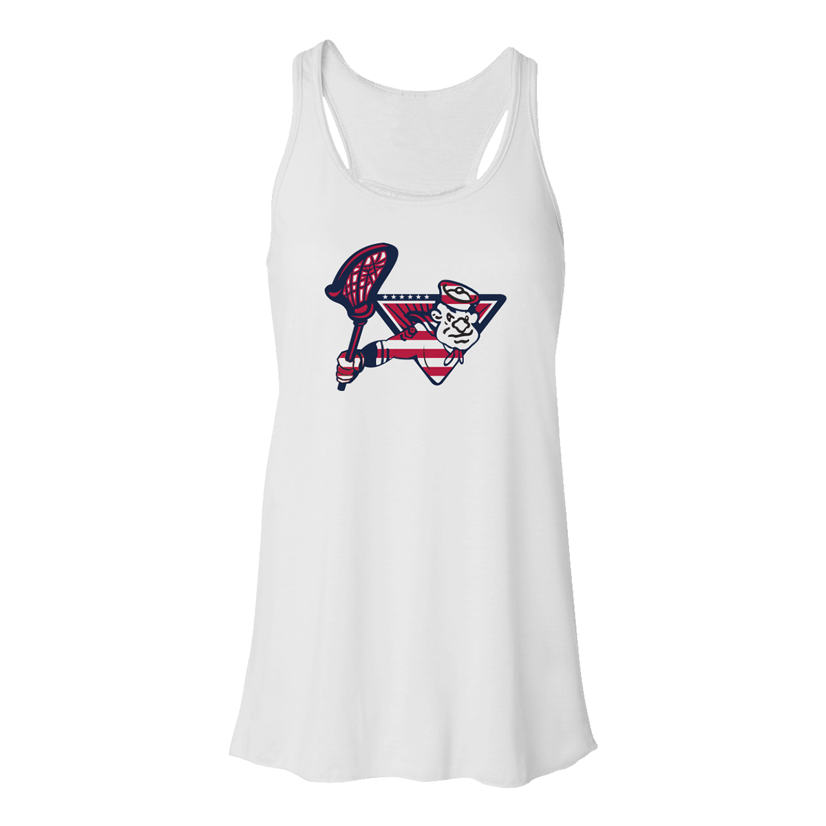Women's Sailors Lax Flowy Racerback Tank