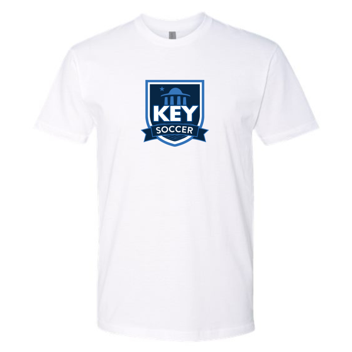 Adult Key Soccer Next Level Cotton T-Shirt