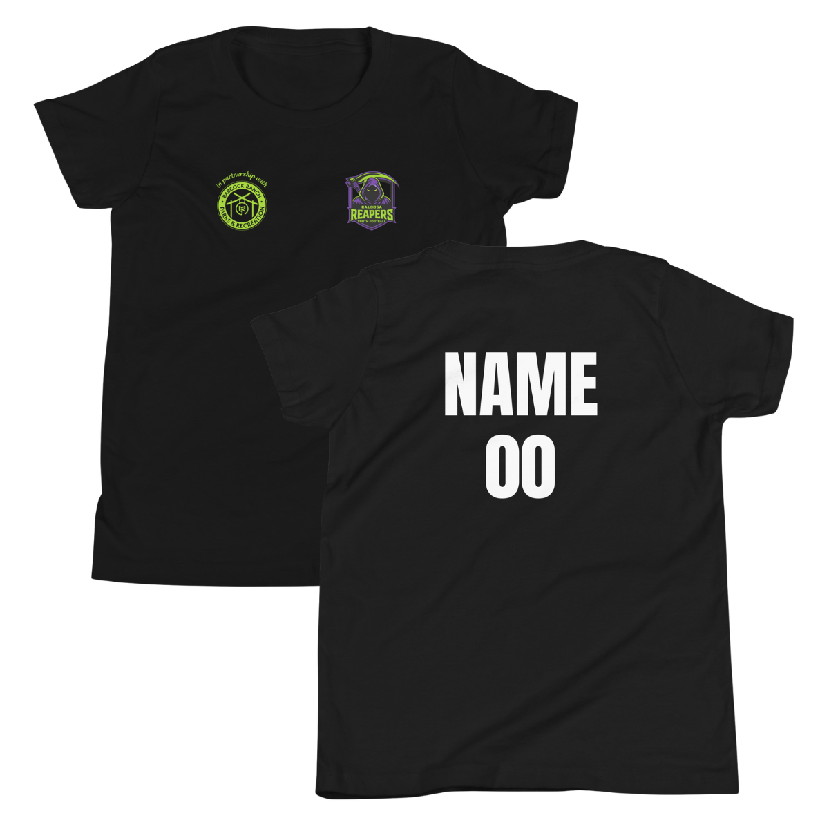 Personalizable - Youth Caloosa Reapers Bella + Canvas T-shirt