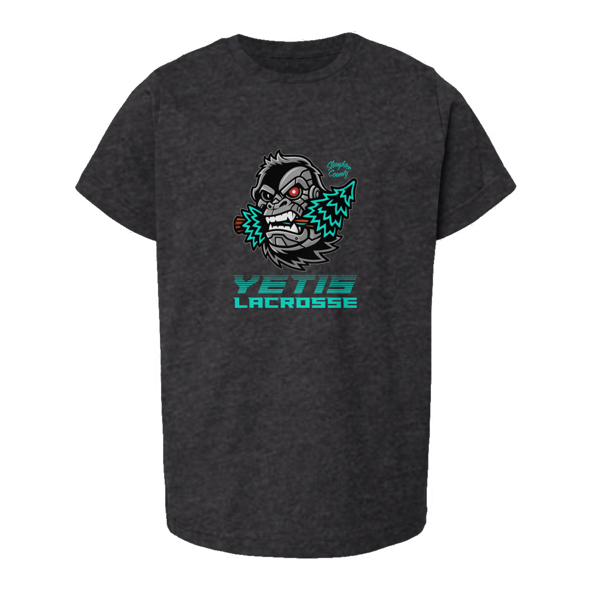 Youth Slaughter County Yetis Lacrosse LAT Cotton T-Shirt