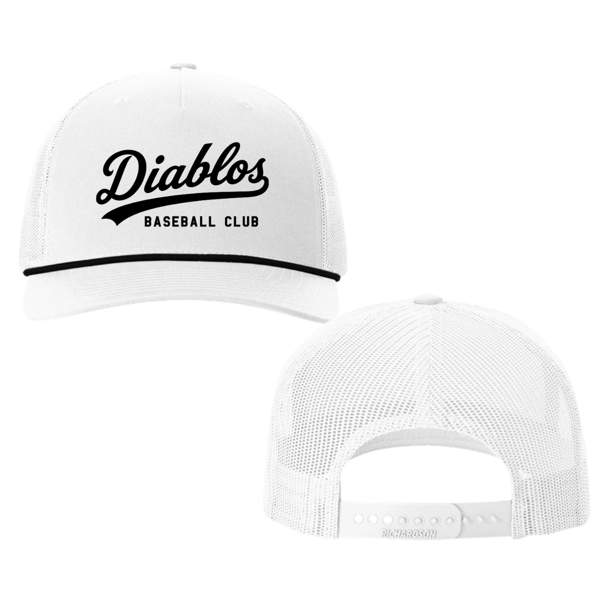Diablos Baseball Richardson Rope Trucker Hat