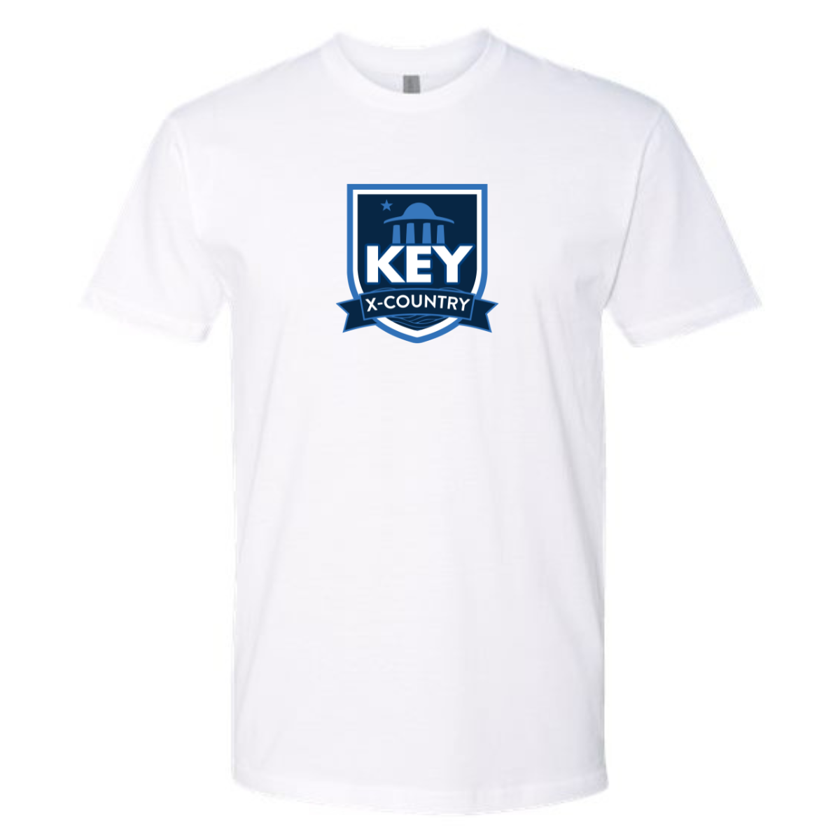 Adult Key Cross Country Next Level Cotton T-Shirt