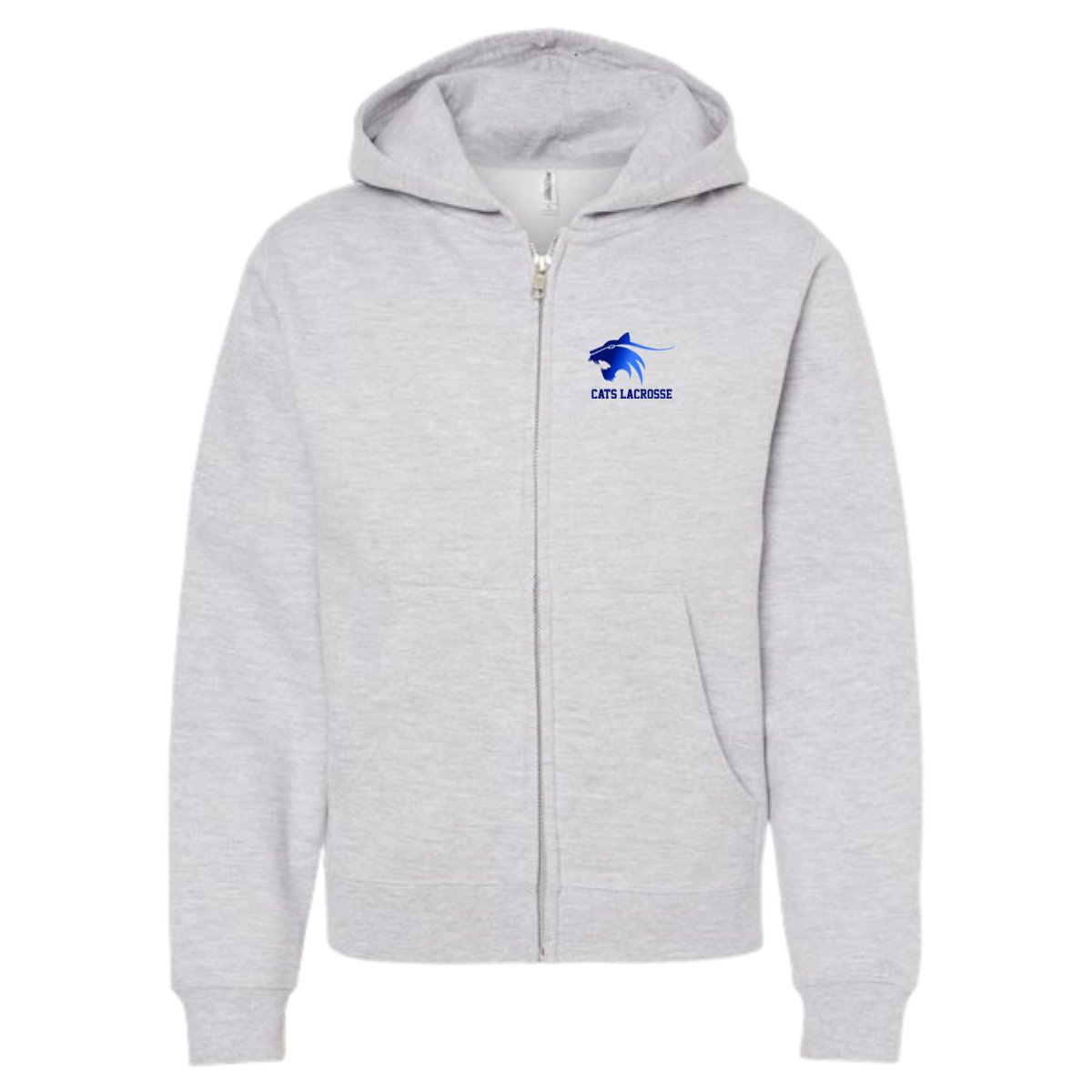 Youth Springdale Wildcats Lacrosse ITC Midweight Full-Zip Hoodie