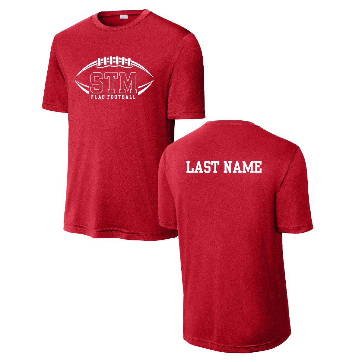 Personalizable - Youth STM Football Sport-Tek PosiCharge Competitor Tee