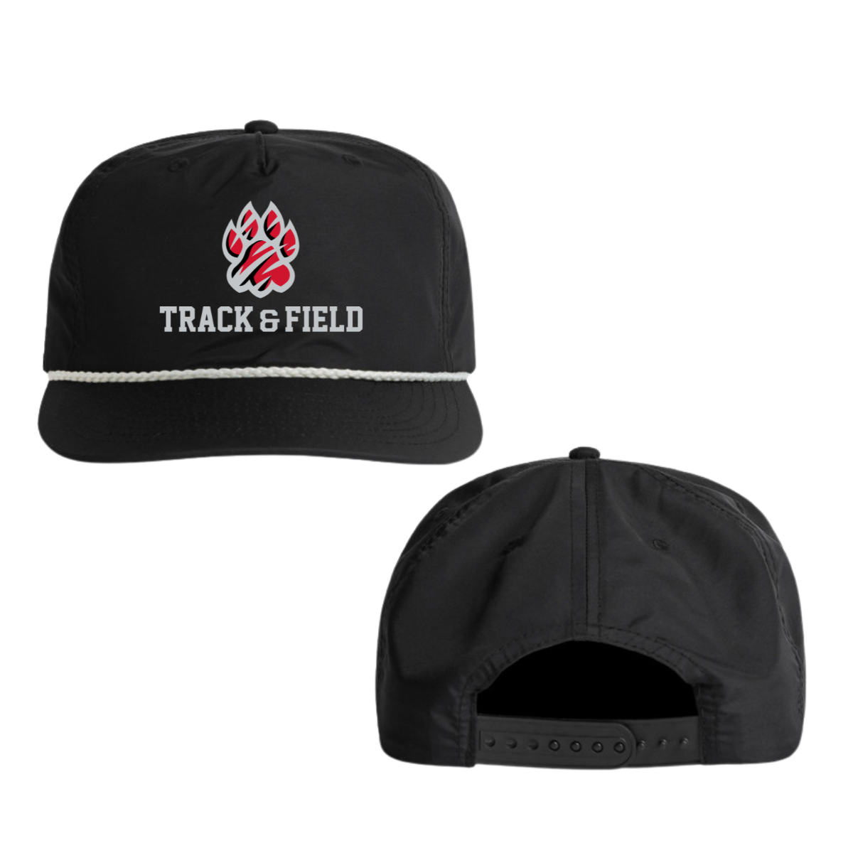 Bethel Tate HS Track & Field AS Colour Surf Rope Cap