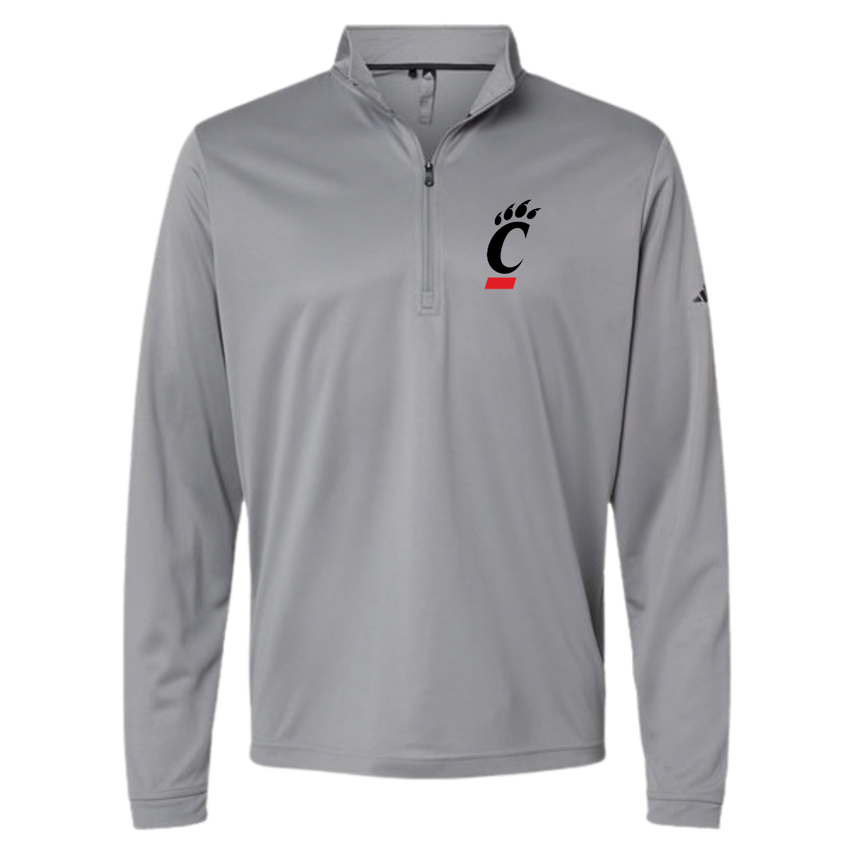 Adult University of Cincinnati Lacrosse Adidas Lightweight Quarter-Zip Pullover