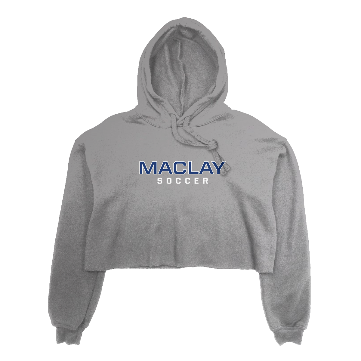 Women's Maclay Soccer Bella + Canvas Cropped Hoodie