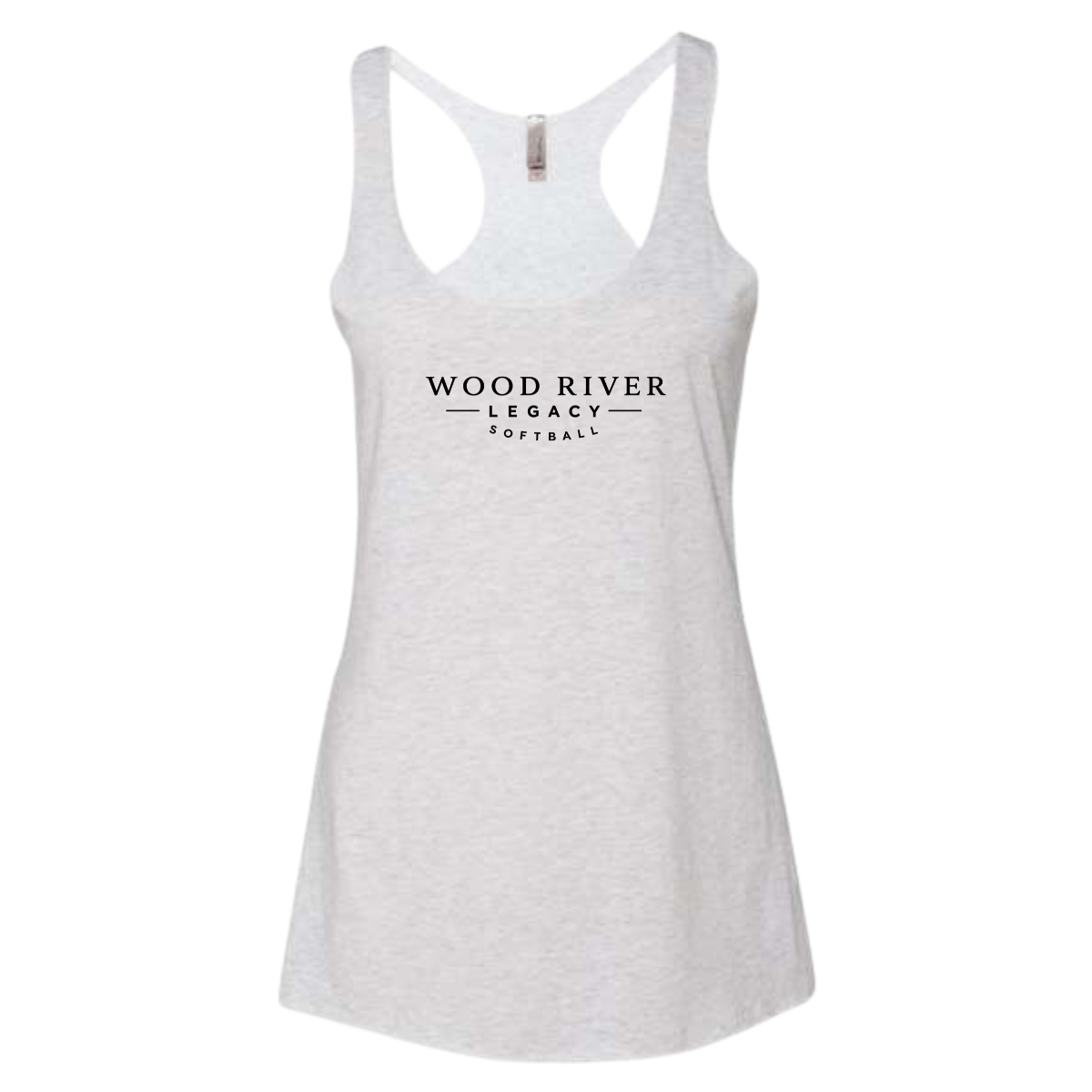 Women's Wood River Legacy Softball Next Level Racerback Tank Top