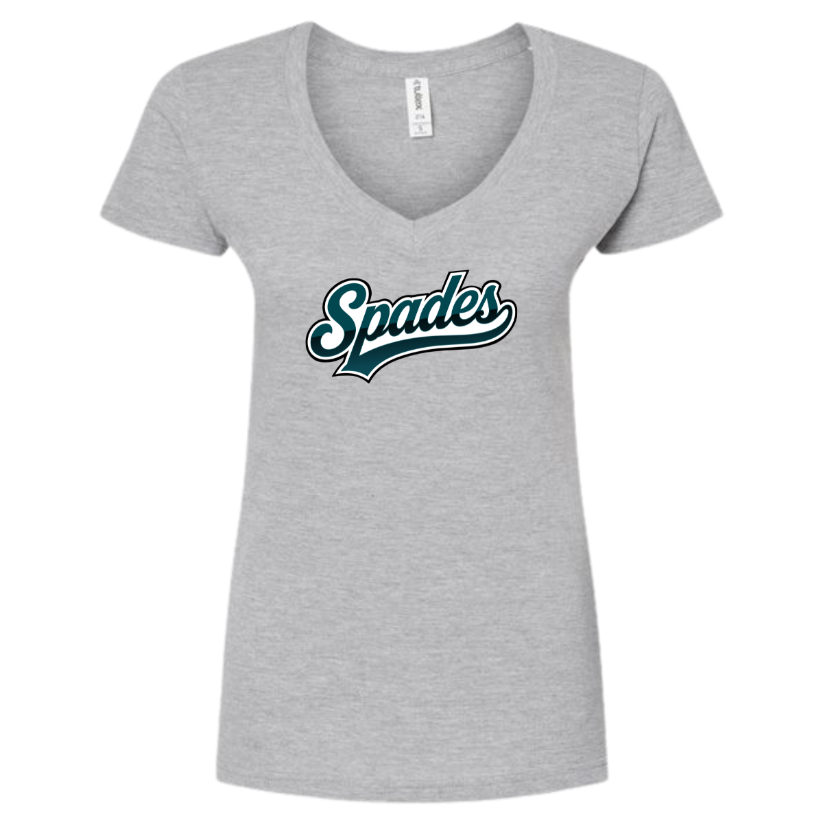 Women's South Bay Spades Tultex V-Neck T-Shirt
