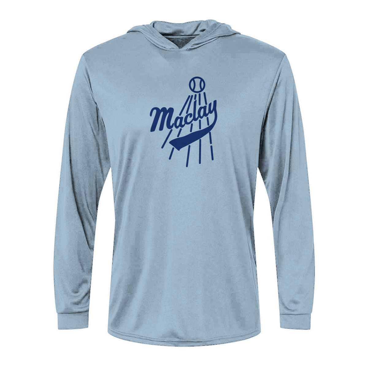 Adult Maclay Baseball Paragon Bahama Sun Hoodie
