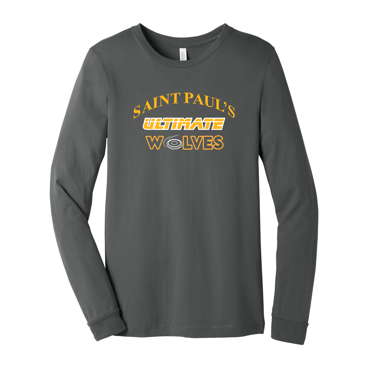 Adult St. Paul’s Ultimate Frisbee Bella + Canvas Long Sleeve Tee