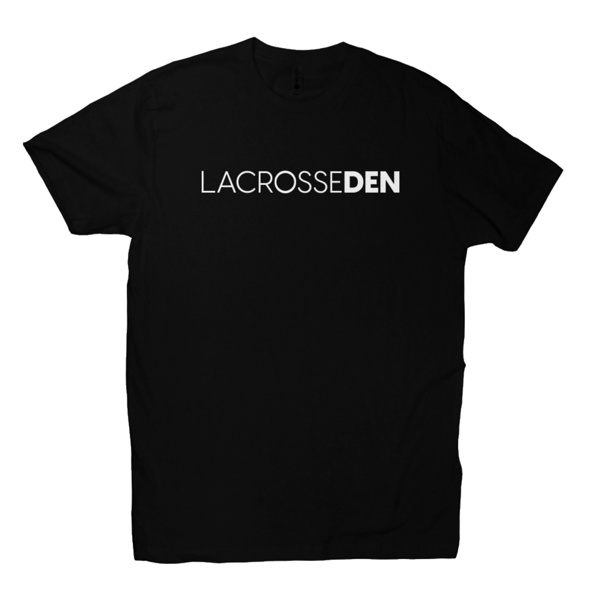 Adult LacrosseDen Next Level Cotton T-Shirt