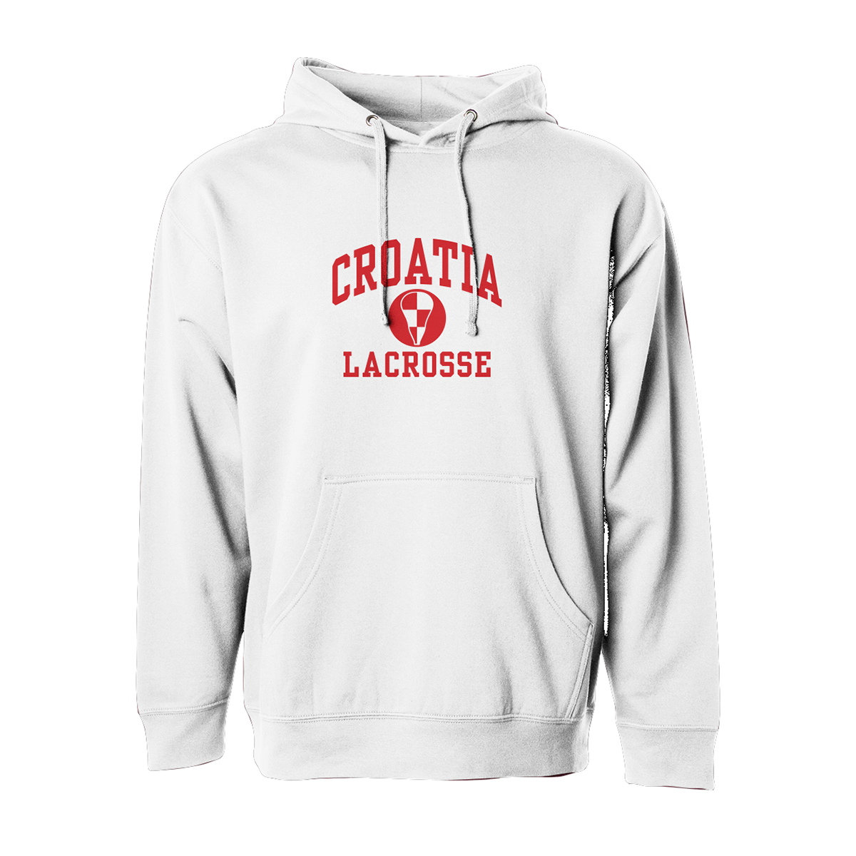 Adult Croatia Lacrosse Midweight Pullover Hoodie
