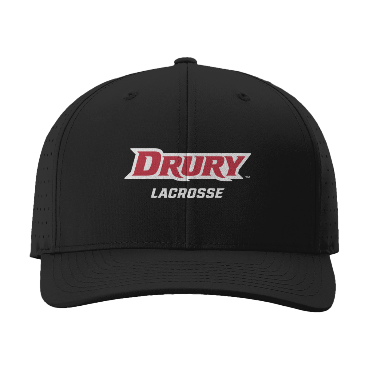 Drury Lacrosse Perforated Hat