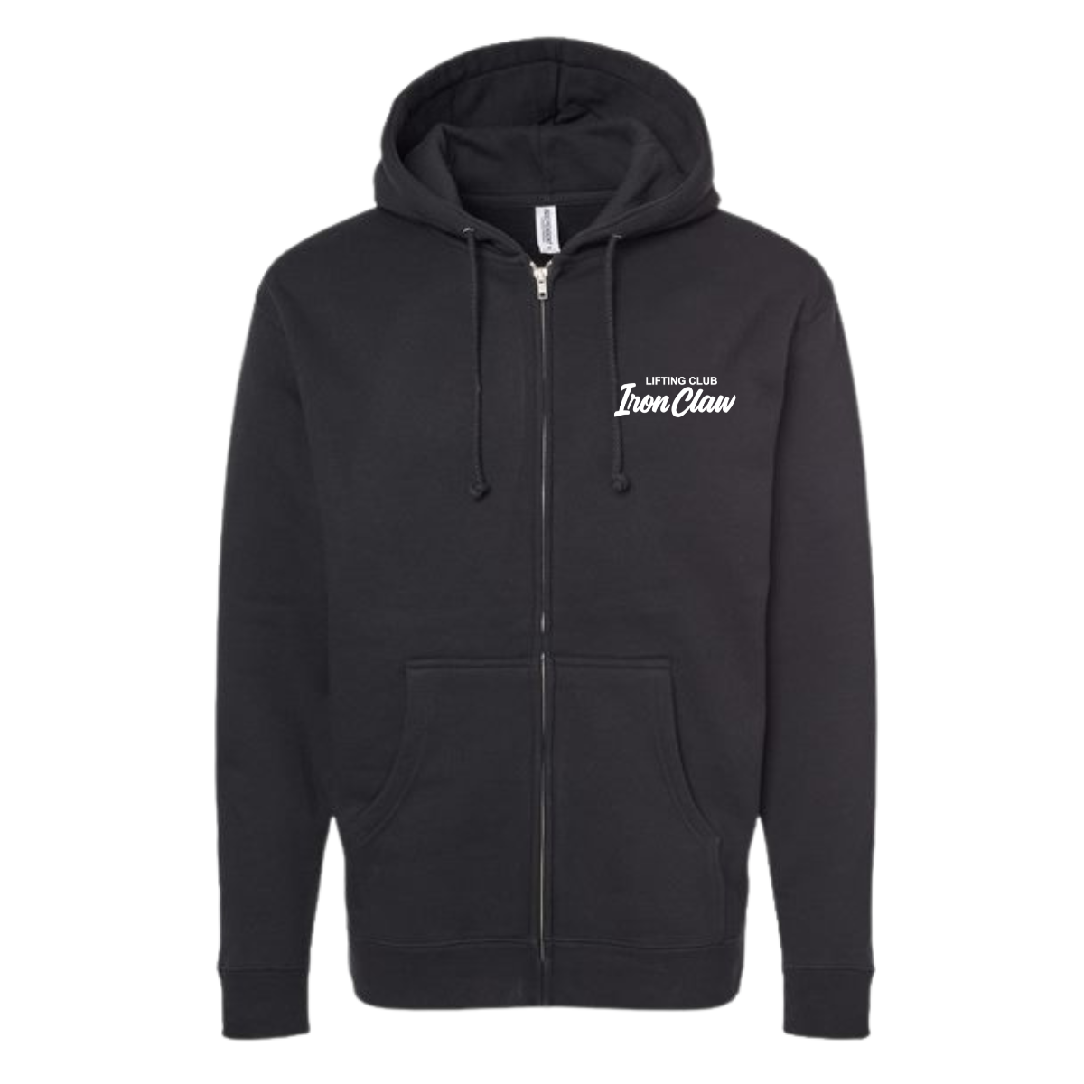 Adult Iron Claw Independent Zip Heavyweight Hoodie