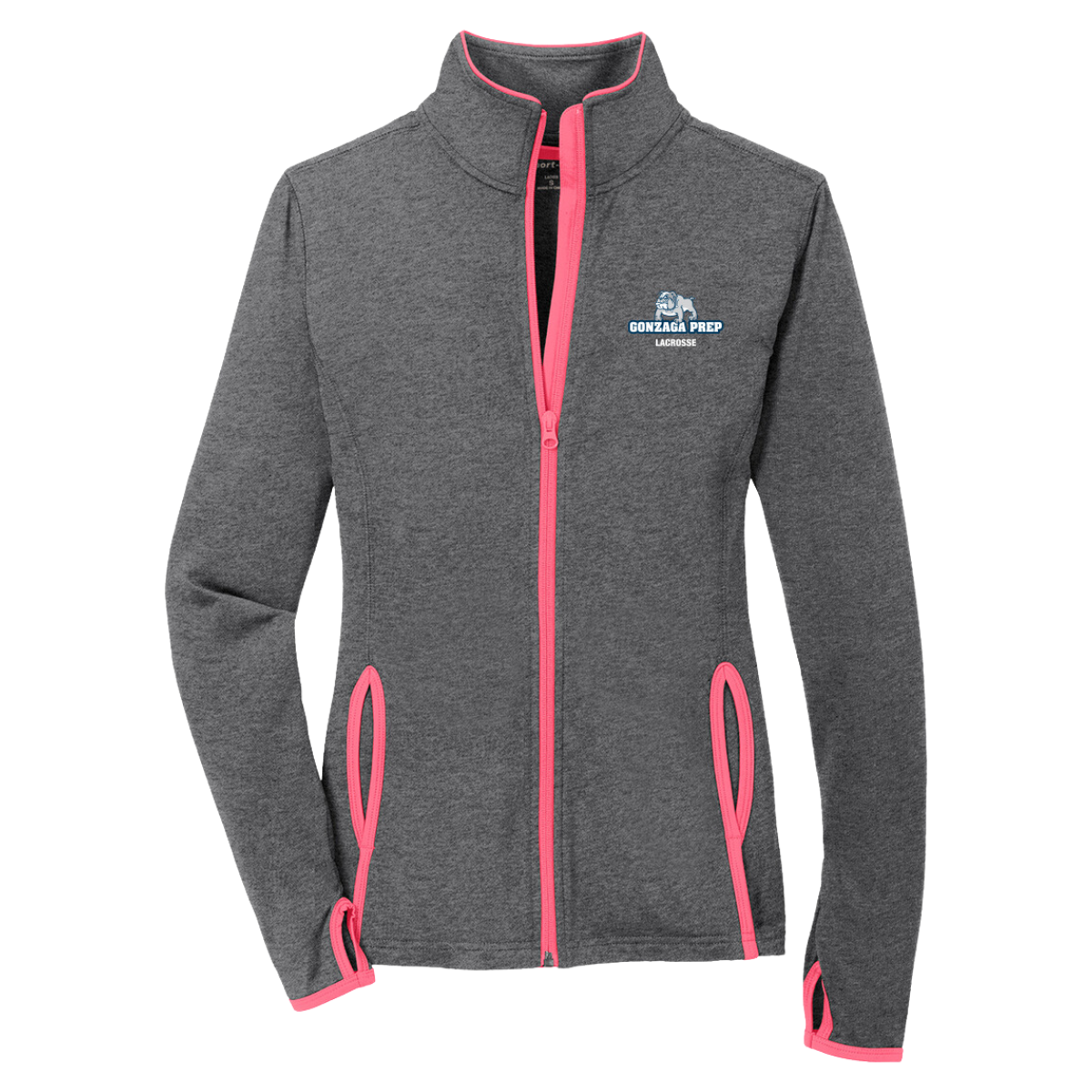 Women's GP Lacrosse Sport-Tek Sport-Wick Stretch Full Zip Jacket