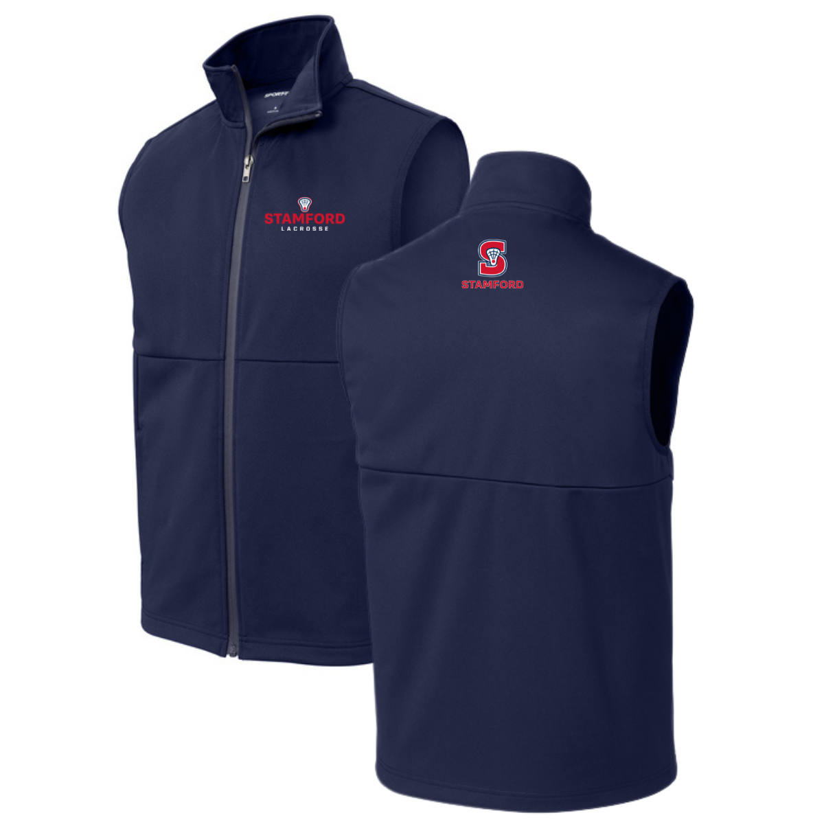 Adult Stamford Lacrosse Sport-Tek Soft Shell Vest