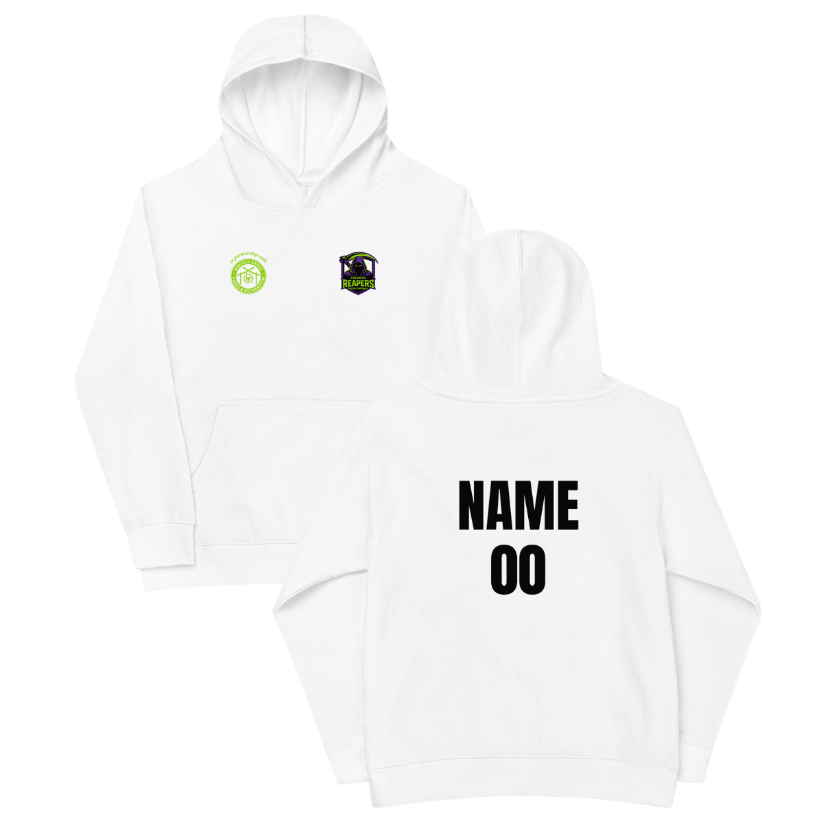 Personalizable - Youth Caloosa Reapers Cotton Heritage Fleece Hoodie